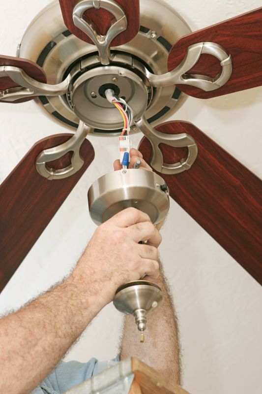 Installing Ceiling Fan Components